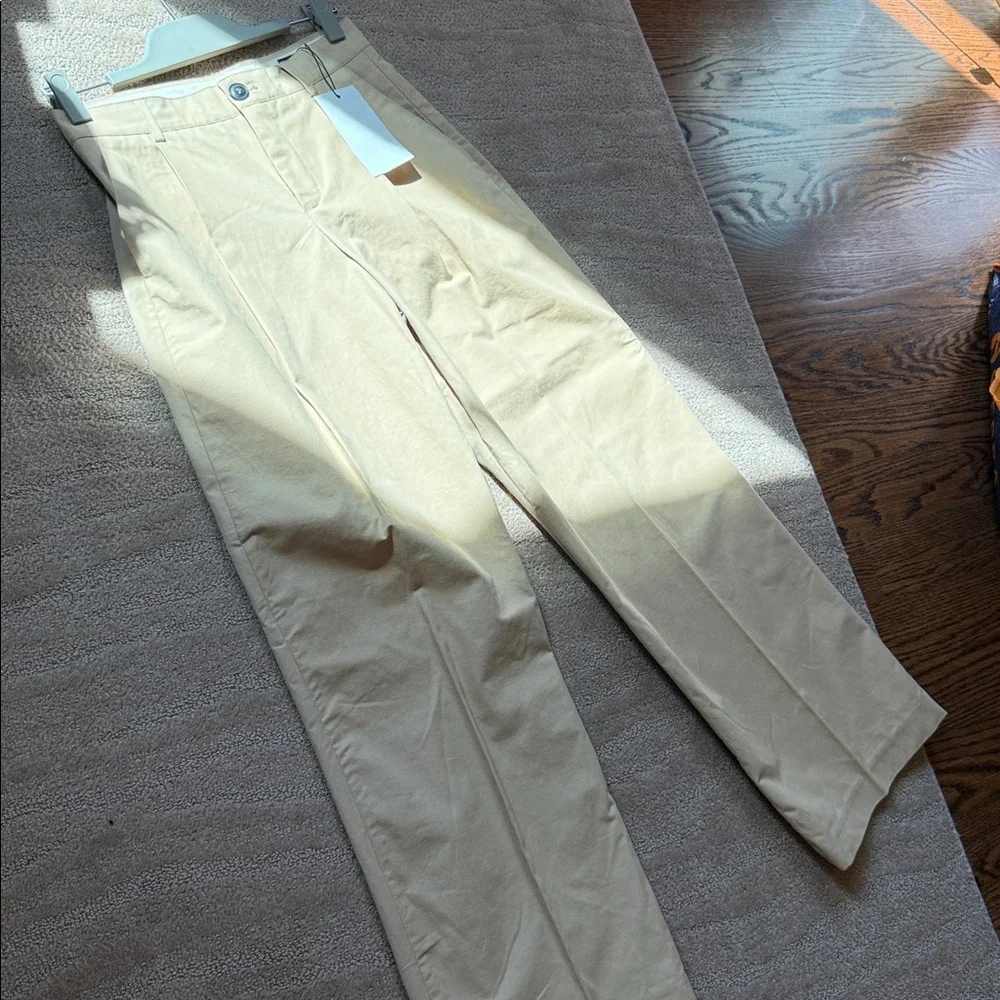 Zara Tailored Cotton Chino Trousers - Picture 14 of 17